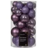 * 30 Palline Di Natale Assortite Colore Lilla