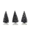 LEMAX Alberelli Innevati - Bristle Tree, Set Of 3