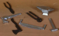 * Attrezzi Vari In Ferro 6Cm Set 7 Pz