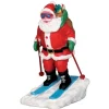 LEMAX Babbo Natale Che Scia - Santa Skier