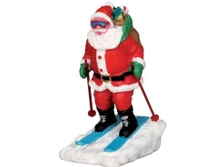 LEMAX Babbo Natale Che Scia - Santa Skier