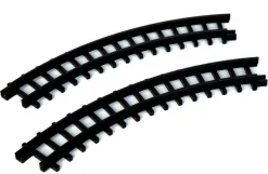 LEMAX Binari Rotaie Curve Per Treno - Curved Track For Christmas Express 2Pz
