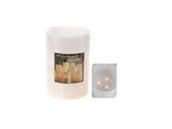 * Candela A 3 Fiammelle Led 15X22Cm