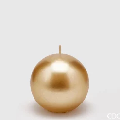 * Candela A Sfera D.8Cm Oro