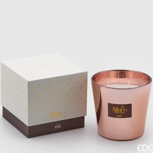 * Candela Profumata Allure 13.5Xh12Cm Rosa