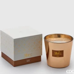 * Candela Profumata Allure 13.5Xh12Cm Champagne