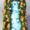 * Cascata Con 5 Luci A Batteria 14X20X14Cm
