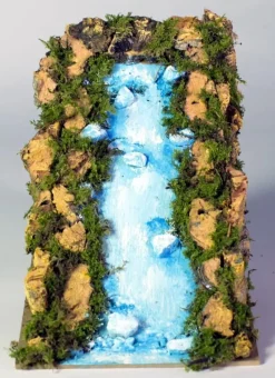 * Cascata Con 5 Luci A Batteria 14X20X14Cm