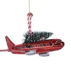 * Ciondolo Natalizio Aereo Con Albero Di Natale 15,9Cm