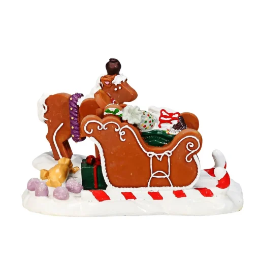 LEMAX Corsa In Slitta - Santa'S Sleighride Set Da 2