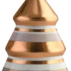 BACI-MILANO Decorazione Ad Albero Di Natale Bombato In Porcellana - Solid Copper