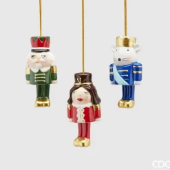 * Decorazione Appendibile Assortita Tra Soldatino Soldatessa O Topino 10Cm