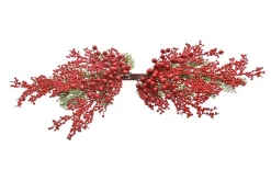 * Fermaporta Baffo Con Bacche Rosso
