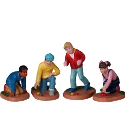 LEMAX Gara Con Le Biglie - Marbles Champ, Set Of 4