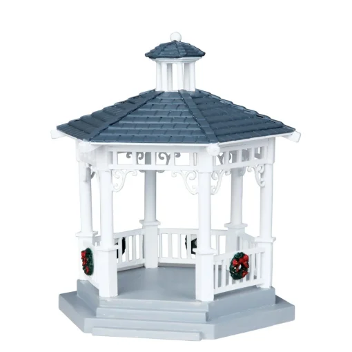 LEMAX Gazebo Con Decorazioni Natalizie - Plastic Gazebo With Decorations