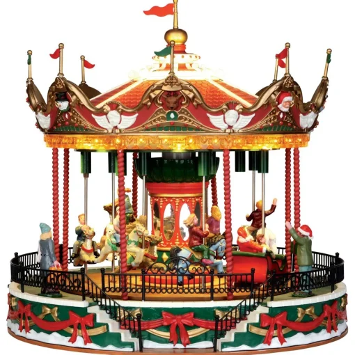 LEMAX Giostra Con Movimento E Suono - Santa Carousel