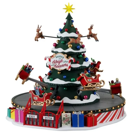 LEMAX Giostra Delle Renne - Santa'S Sleigh Spinners
