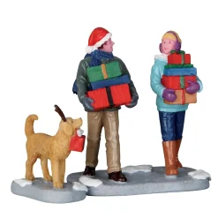 LEMAX La Grande Festa Di Natale - Christmas Party Set Of 2