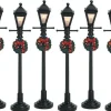 LEMAX Lampioni A Gas Lantern Street Lamp, Set Of 8