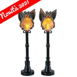LEMAX Lampioni Gargoyle - Gargoyle Lamp Post, Set Of 2