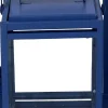 * Lanterna In Metallo Blu 12X12X20Cm