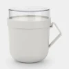BRABANTIA Make&Take Tazza In Ceramica 0,6L Light Grey