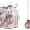 * Mini Pallina Rosa Con Fiocco 2,5Xh2,5Cm