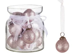 * Mini Pallina Rosa Con Fiocco 2,5Xh2,5Cm