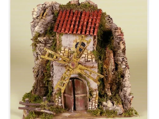* Mulino A Vento Elettrico 25X14X25Cm