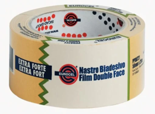 * Nastro Biadesivo Eurocel Plastificato Mm50 25Mt Per-Moquette E Passatoie