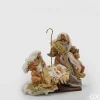 * Nativita King In Resina Con Culla H25Cm Bianco Avorio