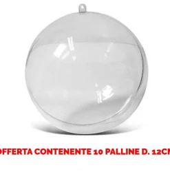 * Offerta 10 Palline In Plexiglass Divisibile O12Cm