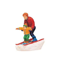 LEMAX Padre E Figlio Che Sciano - Father & Son Skiing