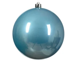 * Pallina Di Natale D.20 Cm Colore Azzurro