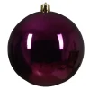 * Pallina Di Natale D.20 Cm Colore Viola