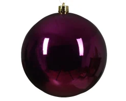 * Pallina Di Natale D.20 Cm Colore Viola
