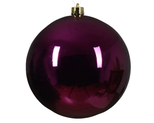 * Pallina Di Natale D.20 Cm Colore Viola