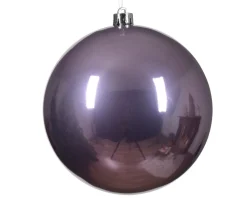 * Pallina Di Natale D.20 Cm Colore Lilla