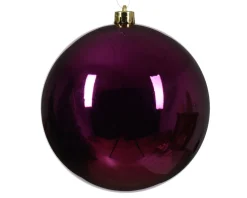 * Pallina Di Natale D.14 Cm Colore Viola