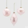 * Pallina Rosa In Vetro 8Cm Rosa Assortita