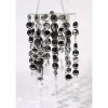 * Paralume 30X60Cm Argento Lucido Pendente