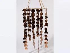 * Paralume 30X60Cm Mandorla Scuro Lucido Pendente