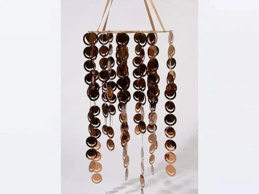 * Paralume 30X60Cm Mandorla Scuro Lucido Pendente