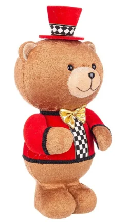 * Peluchesorso Colyn Con Cappello E Vestito Rosso 22X48H