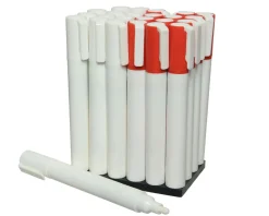 * Pennarello Marker Per Finestra Bianco / Rosso Colore Assortito