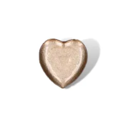 * Piatto Cuore Oro In Vetro