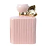 * Portacandela Bottiglia Di Profumo 10,5X12Cm Rosa