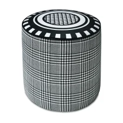 BACI-MILANO Pouf Optical Pouf Opt02