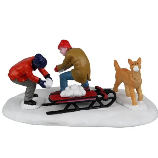 LEMAX Preparandosi Per La Battaglia Con Le Palle Di Neve -Snowy Ammo Operation
