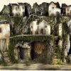 * Presepe 80X50X50Cm Con Luci E Cascata Con Pompa